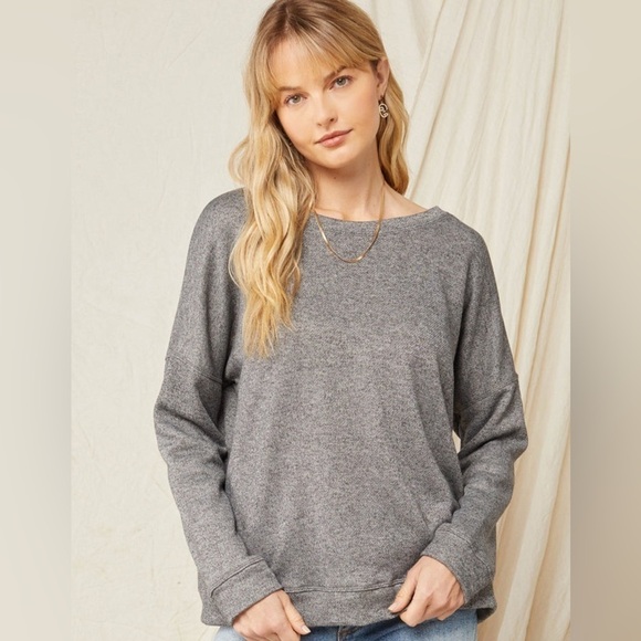 Entro by Anthropologie Pullover top and Jogger Pant/Loungewear Size S Olive NEW - Picture 1 of 15